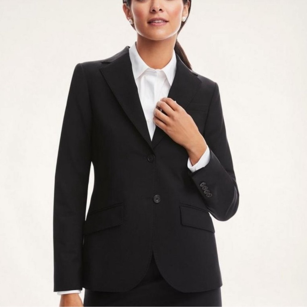 Brooks Brothers Women's Full Black Skirt Suit